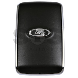 OEM Smart Card  Lada Buttons:4 / Frequency:433MHz / Transponder: NCF29A HITAG AES/ Blade signature:VA2 / Immobiliser System:BCM /  Keyless GO / Black&Silver 
