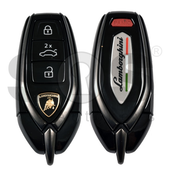 OEM smart Key for Lamborghini 2021+ Buttons:3+1P / Frequency:434MHz / Transponder: MLB CHIP LOCKED/ Part No: 4ML959752AH / 4ML 959 752 AH OEM smart Key for Lamborghini 2021+ Buttons:3+1P / Frequency:434MHz / Transponder: MLB CHIP LOCKED/ Part No: 4ML959752AH / 4ML 959 752 AH