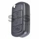 OEM Flip Key for Land / Range Rover Buttons:3 / Frequency:433MHz / Transponder:PCF 7941 / Blade signature:HU92 / Immobiliser System:EWS / Part No:YWX000061 / KEYLESS GO