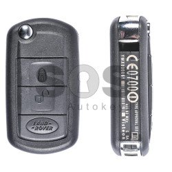 OEM Flip Key for Land / Range Rover Buttons:3 / Frequency:433MHz / Transponder:PCF 7941 / Blade signature:HU92 / Immobiliser System:EWS / Part No:YWX000061 / KEYLESS GO