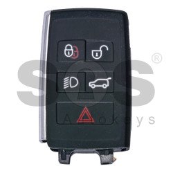 OEM Smart key for Land/Range Rover 2018+ Buttons:4+1 / Frequency:315MHz / Transponder: HITAG PRO / Part No: PS(SUV) JK52-15K601-AF / Blade signature:HU101