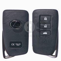 OEM Smart Key for Lexus Buttons:3 / Frequency:433MHz / Transponder:Texas Crypto 128-Bit AES / Immobiliser system:Smart Module / Part No:89904-30B50 / Keyless Go
