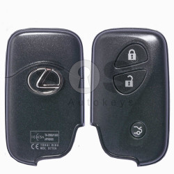 OEM Smart Key for Lexus Buttons:3 Frequency: 433 MHz Transponder:Texas Crypto ID 6D - 67/68/70 First Page: 98 Part No:89904-60830 Immobiliser system: Smart Module Keyless Go