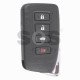 OEM Smart Key for Lexus Buttons:3+1 / Frequency:433MHz / Transponder: Texas Crypto / 128-bit / AES / First Page: 88 / Part No:89904-30C80 / Immobiliser system:Smart Module / Keyless Go