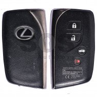 OEM Smart Key for Lexus Buttons:3+1 / Frequency:433MHz / Transponder:Texas Crypto/ ID6D - 67/68/70 / First Page: 98 / Blade signature:TOY-94 / Immobiliser system: Smart Module / Part No:23472/SDPP/2012 2344 / Keyless Go OEM Smart Key for Lexus Buttons:3+1 / Frequency:433MHz / Transponder:Texas Crypto/ ID6D - 67/68/70 / First Page: 98 / Blade signature:TOY-94 / Immobiliser system: Smart Module / Part No:23472/SDPP/2012 2344 / Keyless Go
