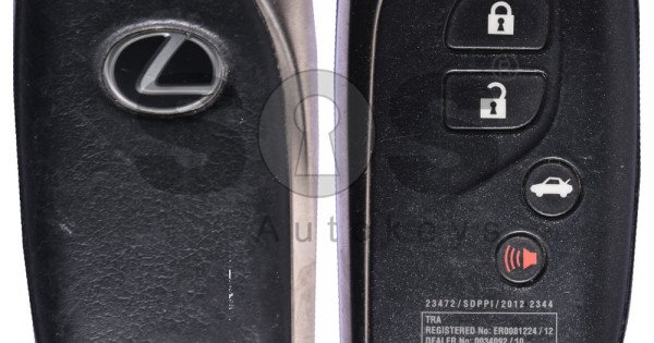 Lexus Buttons OEM Smart Key for Lexus Buttons:3+1 / Frequency:433MHz / Transponder ...