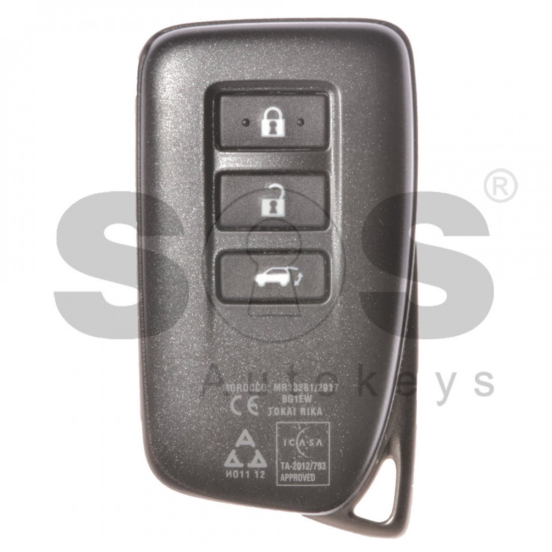 ORIGINAL Smart Key for Lexus Buttons:3 / Frequency: 433MHz ...
