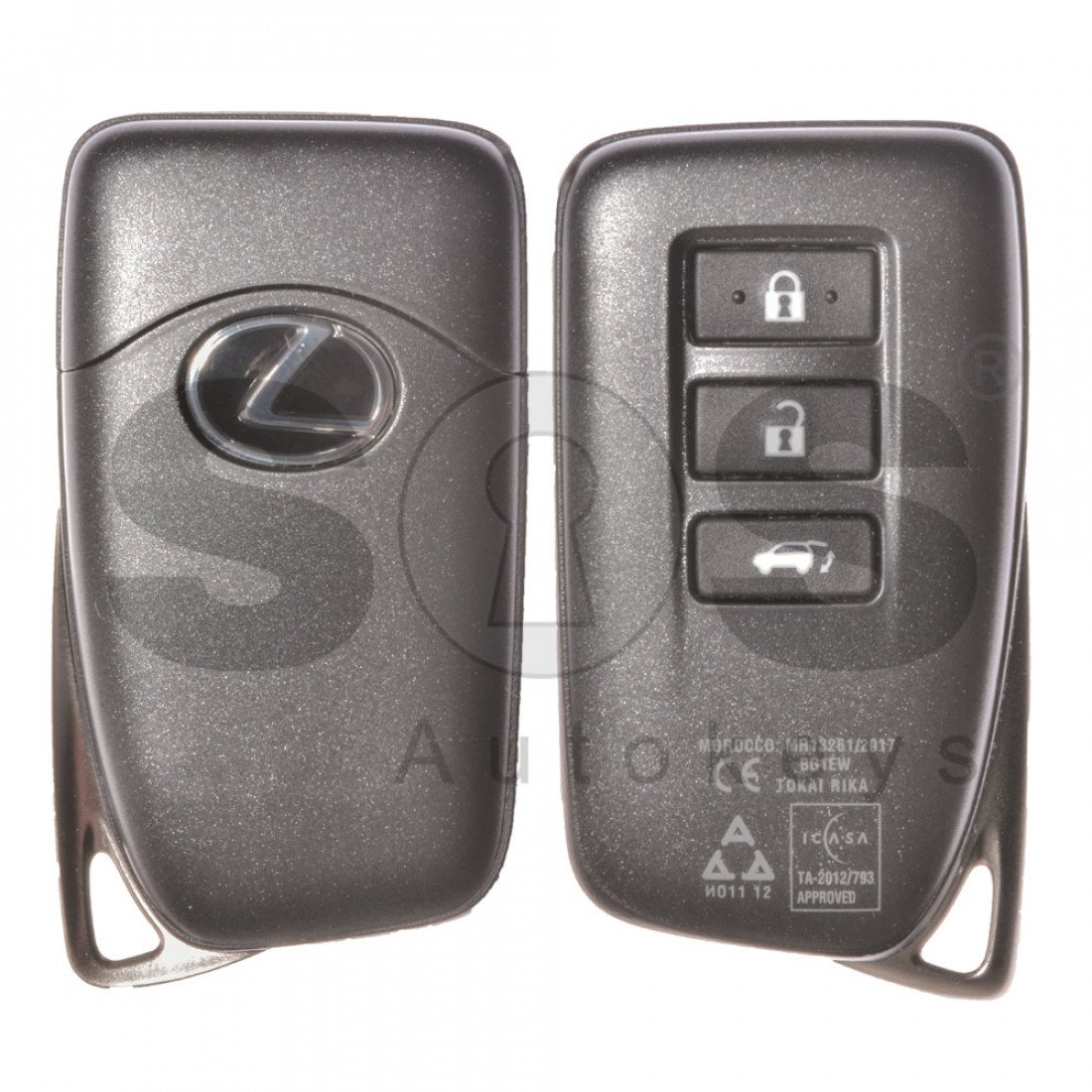 ORIGINAL Smart Key for Lexus Buttons:3 / Frequency: 433MHz ...