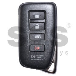 OEM Smart Key for Lexus LX570 Buttons:3+1 / Frequency:434MHz / Transponder Texas Crypto/ 128-bit/ AES / Immobiliser System:Smart Module / Part No: 89904-78630 / Keyless Go
