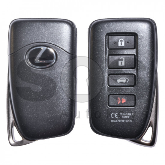 OEM Smart Key for Lexus LX570 Buttons:3+1 / Frequency:434MHz / Transponder Texas Crypto/ 128-bit/ AES / Immobiliser System:Smart Module / Part No: 89904-78630 / Keyless Go