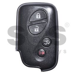 OEM Smart Key for Lexus RX350 Buttons:3+1 / Frequency: 434MHz / Transponder:Texas Crypto ID 6D - 67/68/70 / First Page: 98 / Part No: 89904-48701 / Immobiliser system: Smart Module / Keyless Go