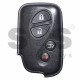 OEM Smart Key for Lexus RX350 Buttons:3+1 / Frequency: 434MHz / Transponder:Texas Crypto ID 6D - 67/68/70 / First Page: 98 / Part No: 89904-48701 / Immobiliser system: Smart Module / Keyless Go