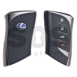 OEM Smart Key for Lexus UX 250 2019 Buttons:3+1 / Frequency:434MHz / Transponder:Texas Crypto/ 128-bit/ AES / First Page: AA / Blade signature:TOY-48 / Part No: 8990H-50120 / Keyless Go