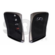 OEM Smart Key for Lexus ES 350 2019+/ Buttons:3+1 / Frequency:434MHz / Transponder:Texas Crypto/ 128-bit/ AES / First Page: AA / Blade signature:TOY-48 / Part No: 8990H-33081/8990H-33080 / Keyless Go