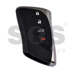 OEM Smart Key for Lexus ES 350 2019+/ Buttons:3+1 / Frequency:434MHz / Transponder:Texas Crypto/ 128-bit/ AES / First Page: AA / Blade signature:TOY-48 / Part No: 8990H-33081/8990H-33080 / Keyless Go
