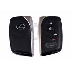 OEM Smart Key for Lexus LS 460 Buttons:3+1 / Frequency:433MHz / Transponder:Texas Crypto/ ID6D - 67/68/70 / First Page: 98 / Blade signature:TOY-94 / Immobiliser system: Smart Module / Part No:89904-50L01/50L00 / Keyless Go