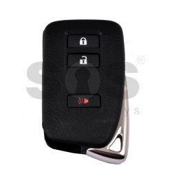 OEM Smart Key for Lexus LX 570 Buttons:2+1 / Frequency: 433MHz / Transponder: Texas Crypto / 128-bit / AES / First Page: A8 / Part No:89904-78400 / Immobiliser system: Smart Module / Keyless Go