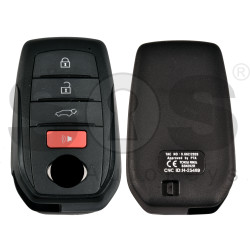 OEM Smart Key for Toy Land Cruiser  2022+ Buttons:3+1 / Frequency: 433MHz / Transponder: TIRIS RF430 (8A)  / First Page: 8A / Part. No.: 8990H-60530  8990H-60531    /  Keyless Go