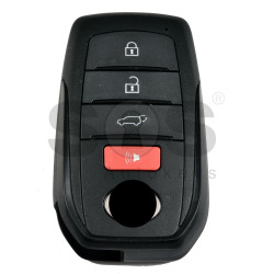 OEM Smart Key for Toy Land Cruiser  2022+ Buttons:3+1 / Frequency: 433MHz / Transponder: TIRIS RF430 (8A)  / First Page: 8A / Part. No.: 8990H-60530  8990H-60531    /  Keyless Go