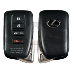 OEM Smart Key for Lexus RX350 2016-2021 Buttons:3+1 / Frequency: 314.35 / 312.11MHZ / Transponder:TIRIS RF430 (8A) / Part No:  89904-0E160/48C30/0E170 / Immobiliser system:Smart Module / Keyless Go 
