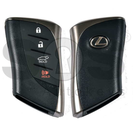 OEM  Smart Key for Lexus RX350 2023-2024 Buttons:3+1P / Frequency: 314.35/312.11MHZ / Transponder: RF430 (8A)  /   Part No:  8990H-0E620/0E621/F6030/F6031/78022	   / Keyless Go