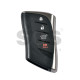 OEM  Smart Key for Lexus LX 600 2022 Buttons:4 / Frequency:434MHz / Transponder: TIRIS RF430 (8A)  /    Part No: 8990H-78151  / Keyless Go