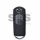 Smart Key for Mazda Buttons:2 / Frequency:434MHz / Transponder:HITAG PRO / Blade signature:MAZ-24R/MAZ-14 / Immobiliser System:Smart Module / Part No: / Keyless Go