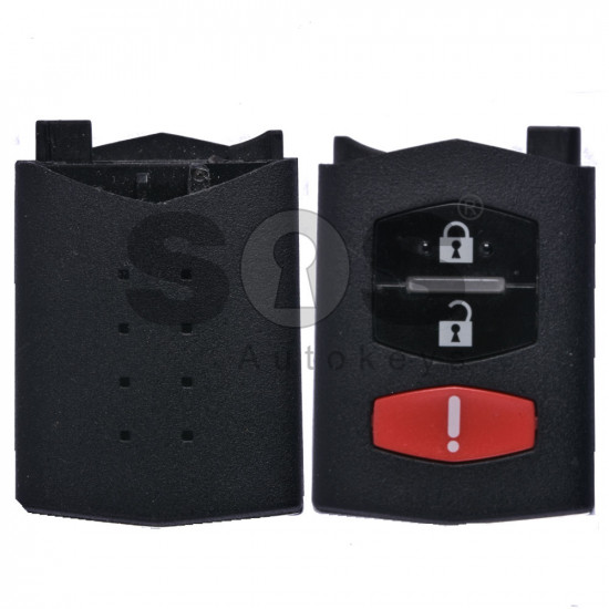 OEM Flip Key for Mazda 6 Buttons:2+1 / Frequency:315MHz / Blade signature:MAZ24 / Immobiliser System:IMMO BOX / Manufacture:Mitsubishi  (Remote Only)