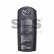 OEM Smart Key for Mazda Buttons:4 / Frequency:434MHz / Transponder:PCF 7953 / Blade signature:MAZ-24R/MAZ-14 / Immobiliser System:Smart Module / FCC ID WAZSKE13D01 / Keyless Go