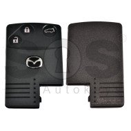 OEM Smart Card for Mazda CX-9 Buttons:3 / Frequency: 433MHz / Transponder: 4D63 / Blade signature: MAZ-24R/MAZ-14 / Part No: TDY6-67-5RYA / Keyless GO