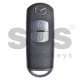 OEM Smart Key for Mazda 2 / Buttons:2 / Frequency:434MHz / Transponder: PCF7953 / Blade signature:MAZ-24R/MAZ-14 / Immobiliser System:Smart Module / Part No:GHY5-67-5DY/ KDY5-67-5DY / Keyless Go / Manufacturer: MITSUBISHI ELECTRONICS