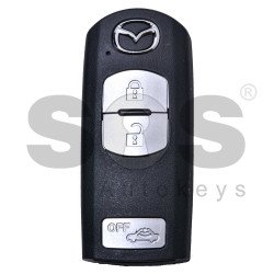 OEM Smart Key for Mazda Buttons:3 / Frequency:434MHz / Blade signature:MAZ-24R/MAZ-14 / Immobiliser System:Smart Module / Part No:K9Y7675DY / Keyless Go