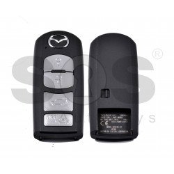 OEM Smart Key for Mazda Buttons:4 / Frequency:434MHz / Transponder:PCF 7953 / Blade signature:MAZ-24R/MAZ-14 /Part No:TKYO-67-5DY /MODEL: SKE13E-01 Keyless Go