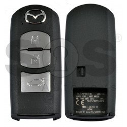 OEM Smart Key for Mazda CX5 2017-2019 Buttons:3/ Frequency:434MHz / Transponder:PCF7953/HITAG   /  Blade signature:MAZ-24R/MAZ-14 /Part No:TKY6-67-5DY/ Model : SKE13E-01/  Keyless Go
