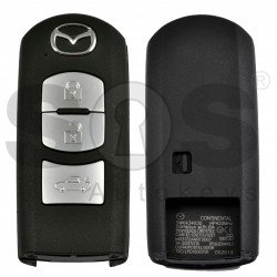 OEM Smart Key for Mazda 6 2010 Buttons:3/ Frequency:434MHz / Transponder:No transponder  /  Blade signature:MAZ-24R/MAZ-14 /Part No:GSYD-67-5RYA /  Keyless Go