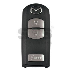 OEM Smart Key for Mazda CX5 2013 Buttons:3 / Frequency: 315MHz / Transponder: HITAG PRO/ PCF 7953 /   FCC ID: WAZSKE13D01 / Part No : KDY3-67-5DY / Keyless Go