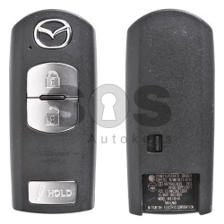OEM Smart Key for Mazda Buttons:3 / Frequency:315MHz / Transponder:PCF 7953 / Blade signature:MAZ-24R/MAZ-14 / Immobiliser System:Smart Module / Part No:K9Y7-675DY / Keyless Go