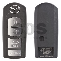 OEM Smart Key for Mazda Buttons:4 / Frequency:315MHz / Transponder:PCF 7953 / Blade signature:MAZ-24R/MAZ-14 / Immobiliser System:Smart Module / FCC ID:WAZSKE13D01 / Keyless Go