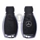 OEM Smart Key for Mercedes Buttons:3 / Frequency:433MHz / Transponder:NEC ROM 08 / Blade signature:HU64 / Immobiliser System:FBS2/3/EZS / Keyless Go (Chrome Key )