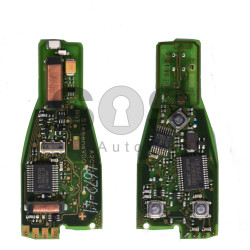 OEM Smart Key (PCB) for Mercedes Buttons:3 / Frequency:433MHz / Transponder:NEC ROM 08 / Blade signature:HU64 / Immobiliser System:FBS2/3/EZS / Keyless Go (Chrome Key)