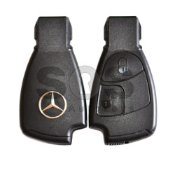 OEM Smart Key for Mercedes Buttons:2 / Frequency:433MHz / Transponder:NEC Processor / Blade signature:HU64 / Immobiliser System:EZS (Black Key)