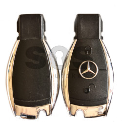 OEM Smart Key for Mercedes Buttons:2 / Frequency:433MHz / Blade signature:HU64 / Immobiliser System:NEC Processor (Chrome Key)