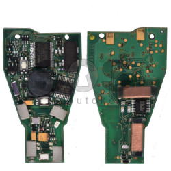 OEM Smart Key (PCB) for Mercedes-Benz Buttons:2 / Frequency:433MHz / Transponder:NEC PROCESSOR ROM 61 / Blade signature:HU64 / Immobiliser System:EZS / KEYLESS GO (Black Key)