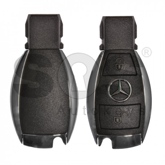 OEM Smart Key Mercedes W205 C-Class / Buttons: 2 / Frequency:434MHz / Blade signature:HU64 / Immobiliser system:FBS4 / Part No:A 205 905 06 00 / Keyless Go