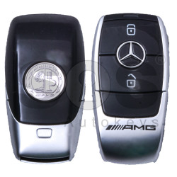 OEM 2x Smart Keys Mercedes AMG W213 Buttons:2 / Frequency: 433.92MHz / Part No: A2139057409 / Blade signature:HU64 / Keyless Go (ONLY PAIRS)