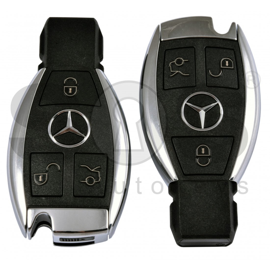 OEM 2X Smart Key Mercedes Benz Buttons3 / Frequency433.92MHz / Blade signatureHU64