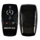 OEM  Smart Key Mercedes AMG FBS4 Buttons:3+1P / Frequency: 315 MHz /  Part No: A 177 905 91 01 / Blade signature:HU64 / Keyless Go /  Black