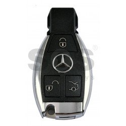 Smart Key Mercedes Benz Buttons:3 / Frequency: 315 MHz / Blade signature:HU64 / Immobiliser system:FBS3 / Keyless GO