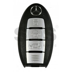OEM Smart Key for Mercedes X-Class Buttons:3 / Frequency:434MHz / Transponder:NCF29A/HITAG / Blade signature:NSN14 / Immobiliser System:BCM / FFC ID: KR5TXN1AES / Keyless GO 