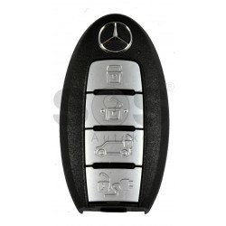 OEM Smart Key for Mercedes X-Class Buttons:4 / Frequency:434MHz / Transponder:NCF29A/HITAG / Blade signature:NSN14 / Immobiliser System:BCM / FFC ID: KR5TXN1AES / Keyless GO 